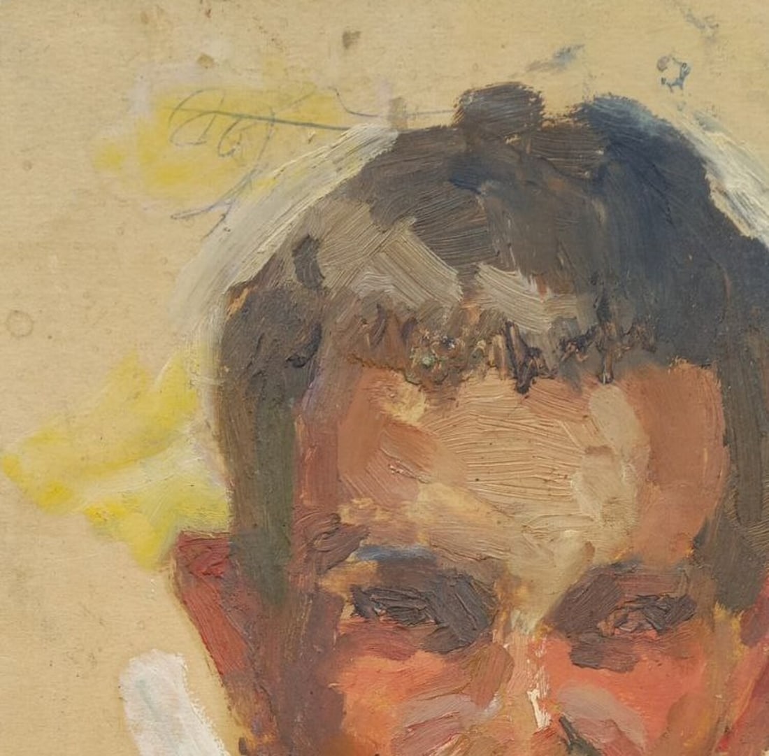 Oil painting Portrait of a friend Alex Ditriev - 4