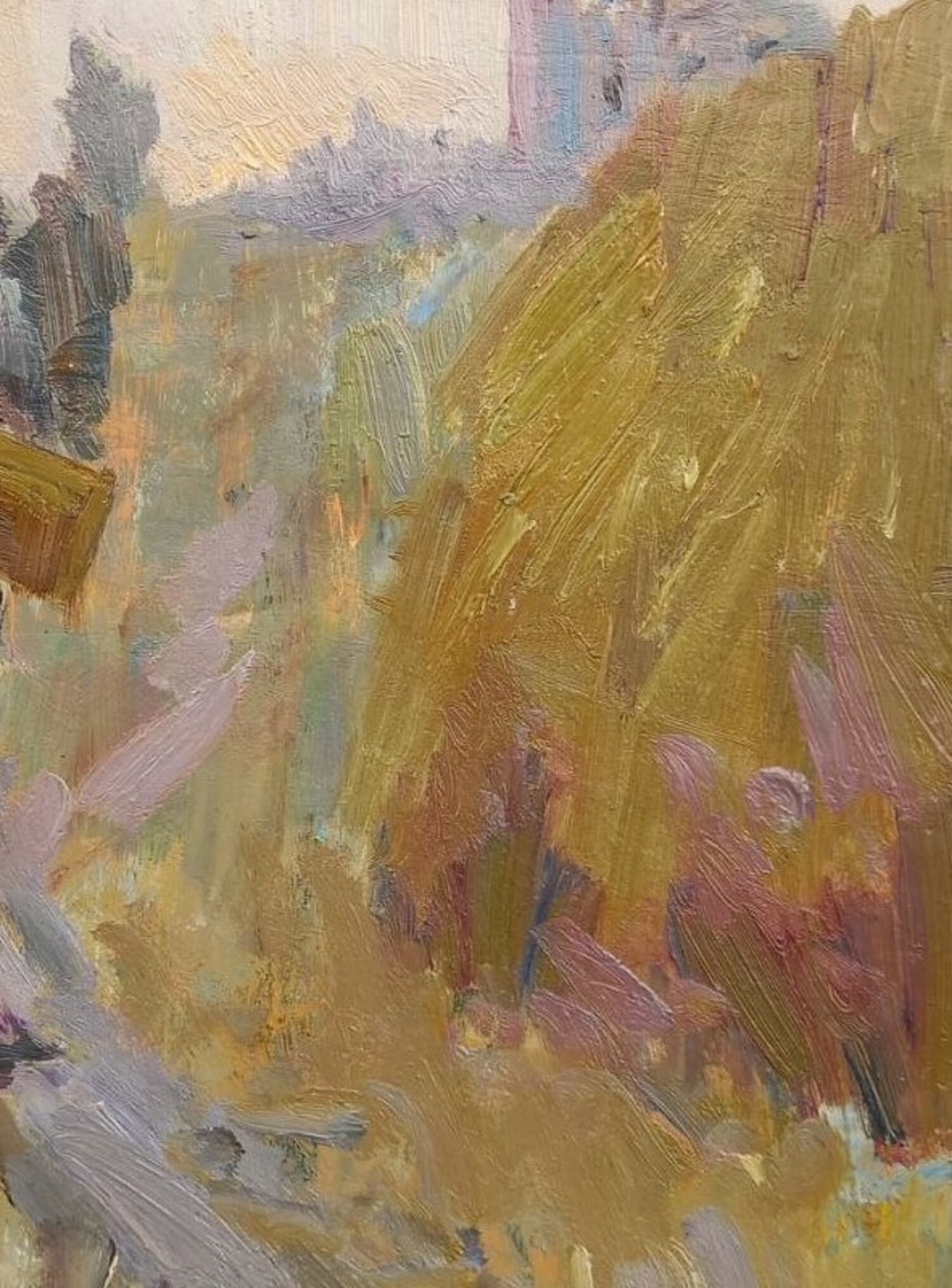 Oil painting Road through the field Alex Ditriev - 3