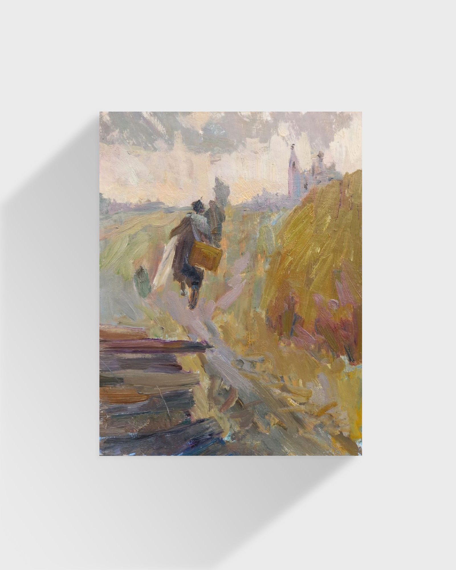 Oil painting Road through the field Alex Ditriev - 6