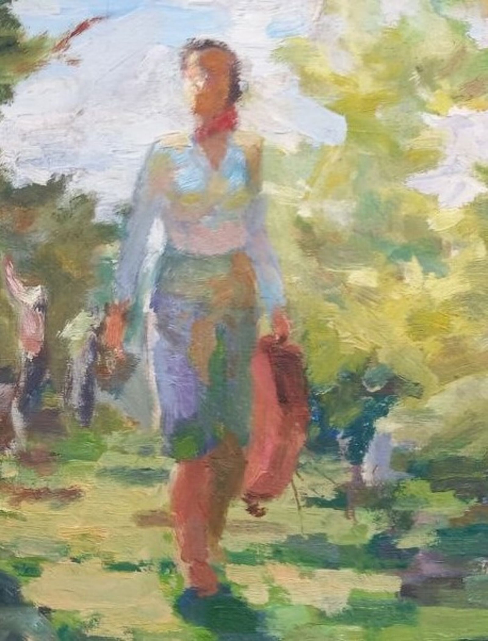 Oil painting In the garden Alex Ditriev - 2