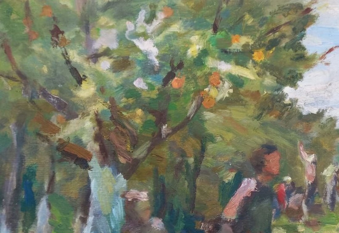 Oil painting In the garden Alex Ditriev - 5