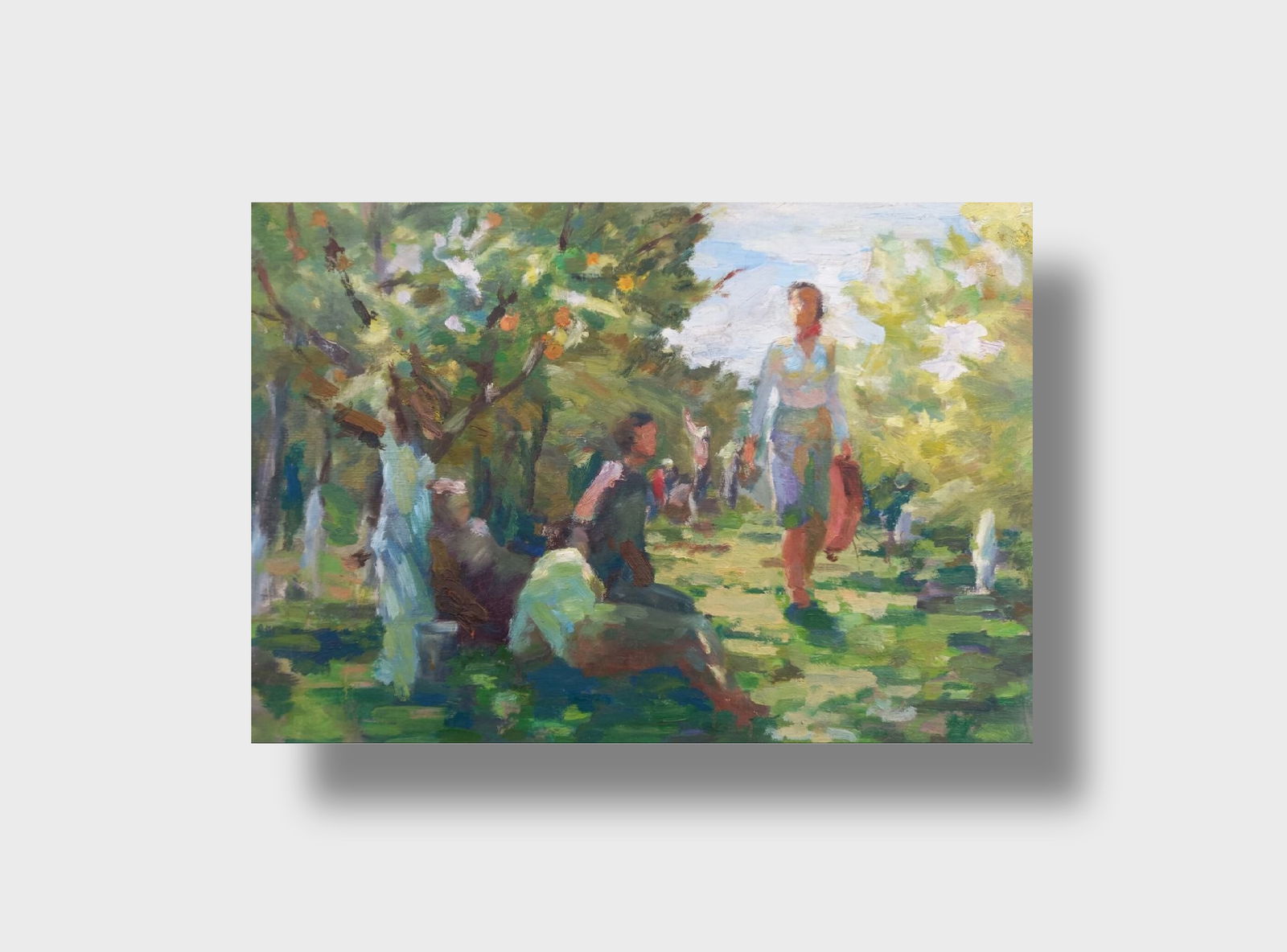 Oil painting In the garden Alex Ditriev - 6