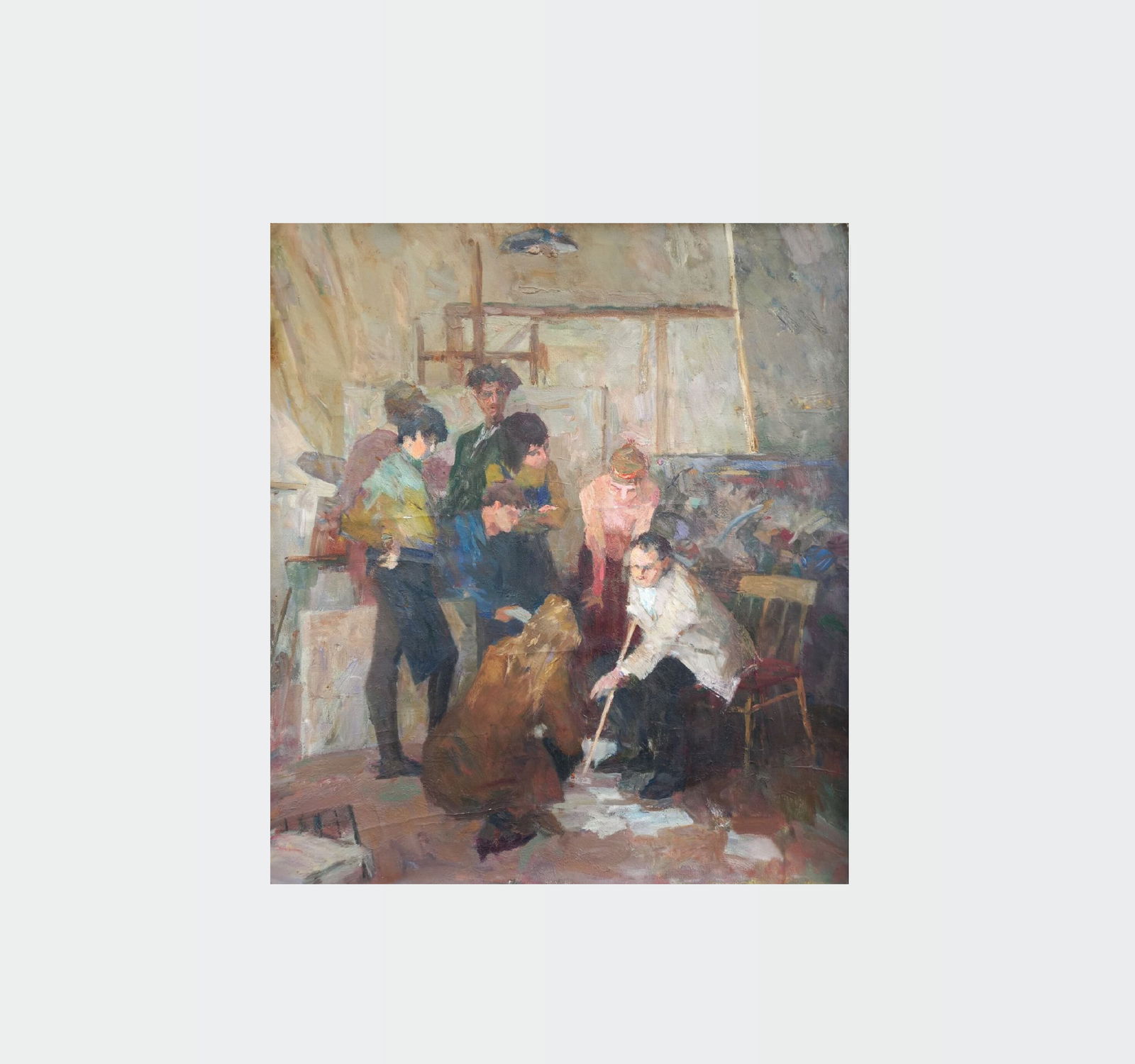 Oil painting Students Alex Ditriev - 2