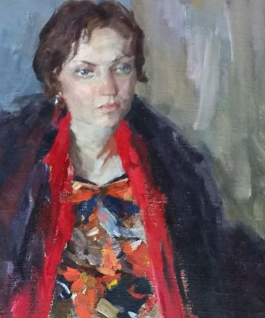 Oil painting Female portrait Alex Ditriev - 2