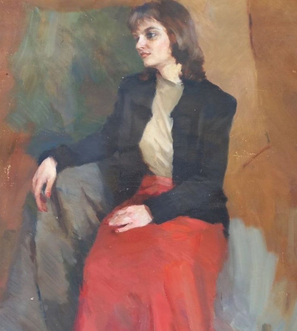 Oil painting Female portrait Alex Ditriev - 2
