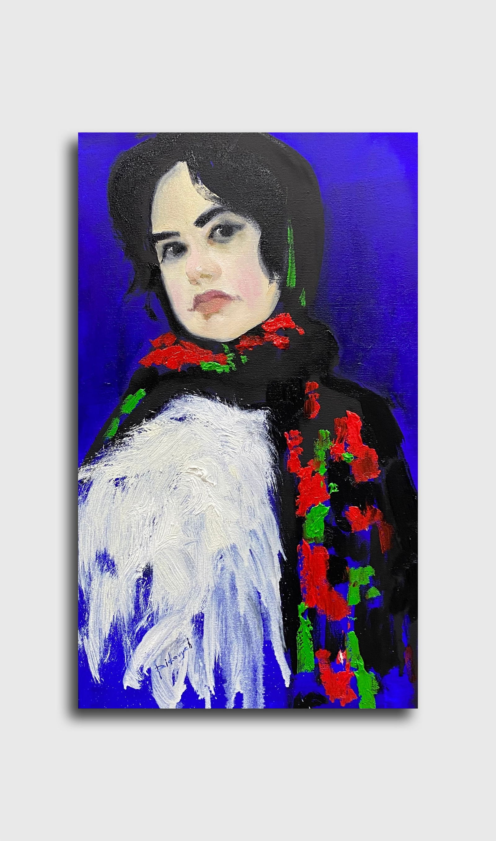 Oil painting Woman Yulia D. - 2