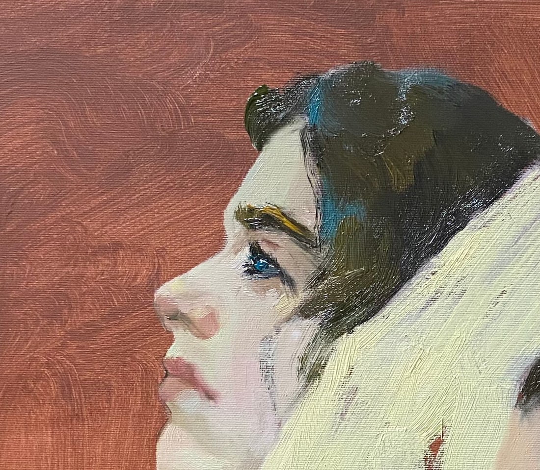 Oil painting Two women Yulia D. - 3