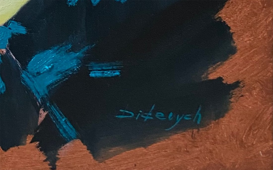 Oil painting Two women Yulia D. - 9