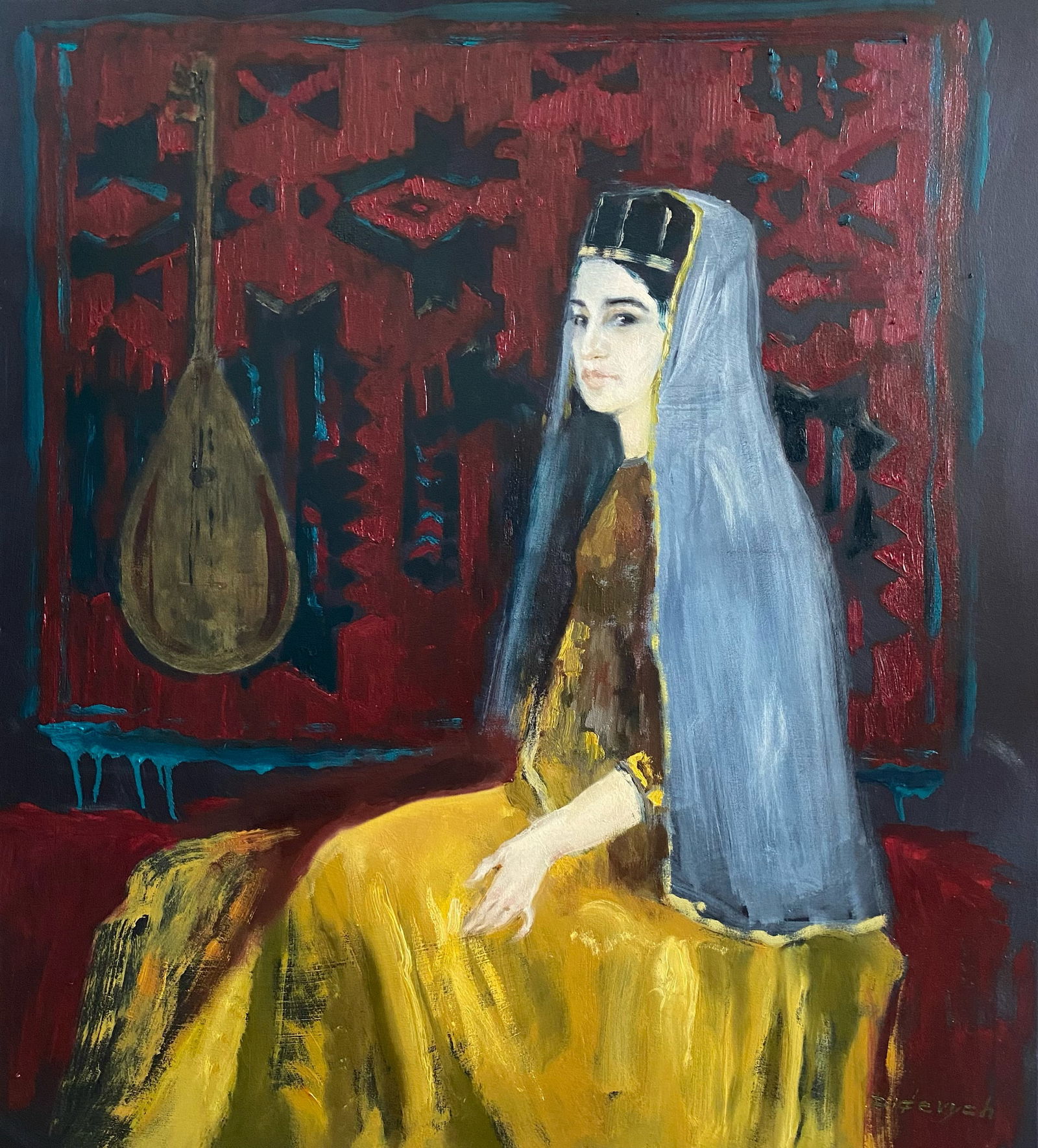Oil painting Noble woman Yulia D. (1 of 11)