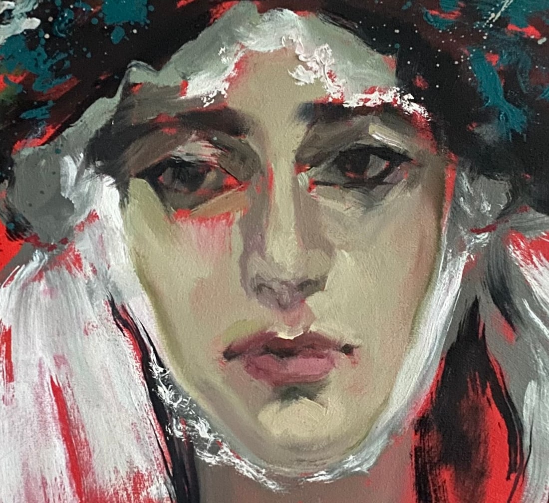 Oil painting Ukrainian Woman Yulia D. - 7