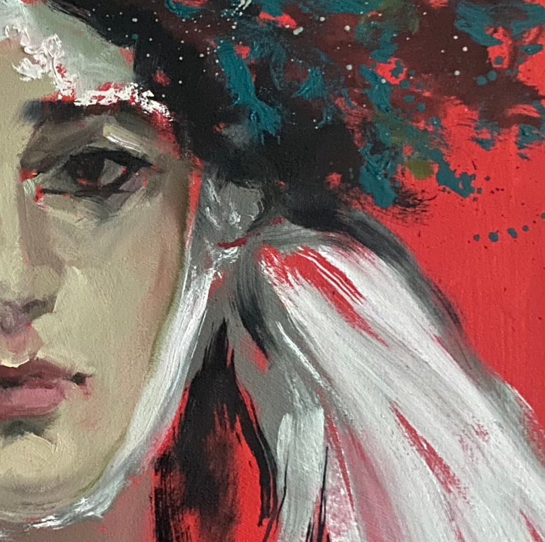 Oil painting Ukrainian Woman Yulia D. - 8