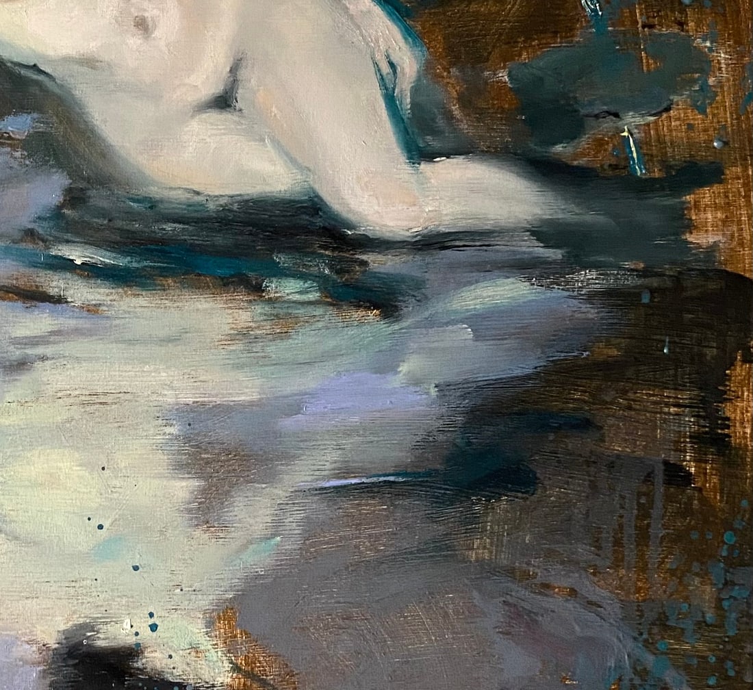 Oil painting Figure Woman Yulia D. - 8