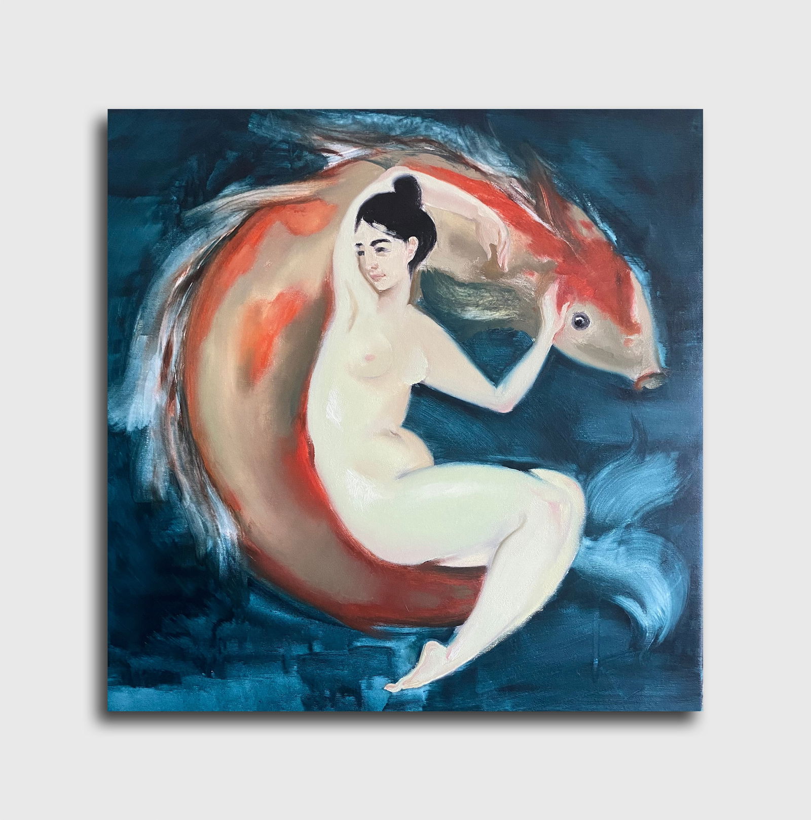 Oil painting Figure Woman Yulia D. - 2