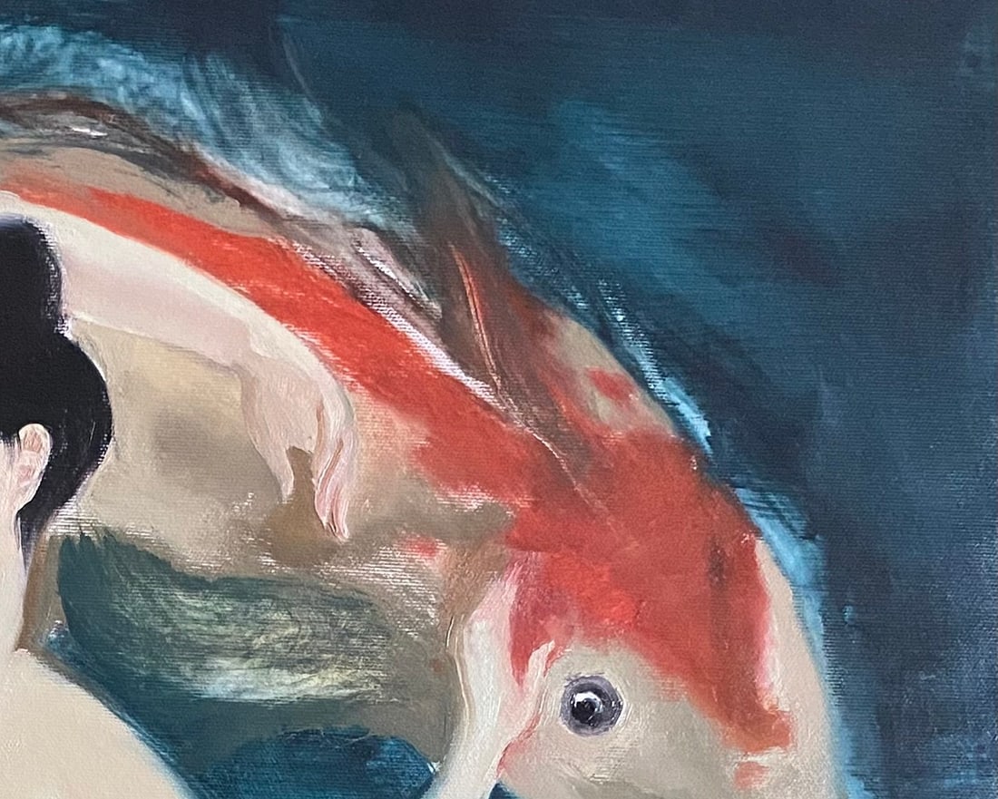 Oil painting Figure Woman Yulia D. - 5