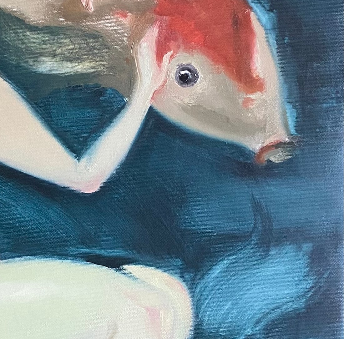 Oil painting Figure Woman Yulia D. - 8