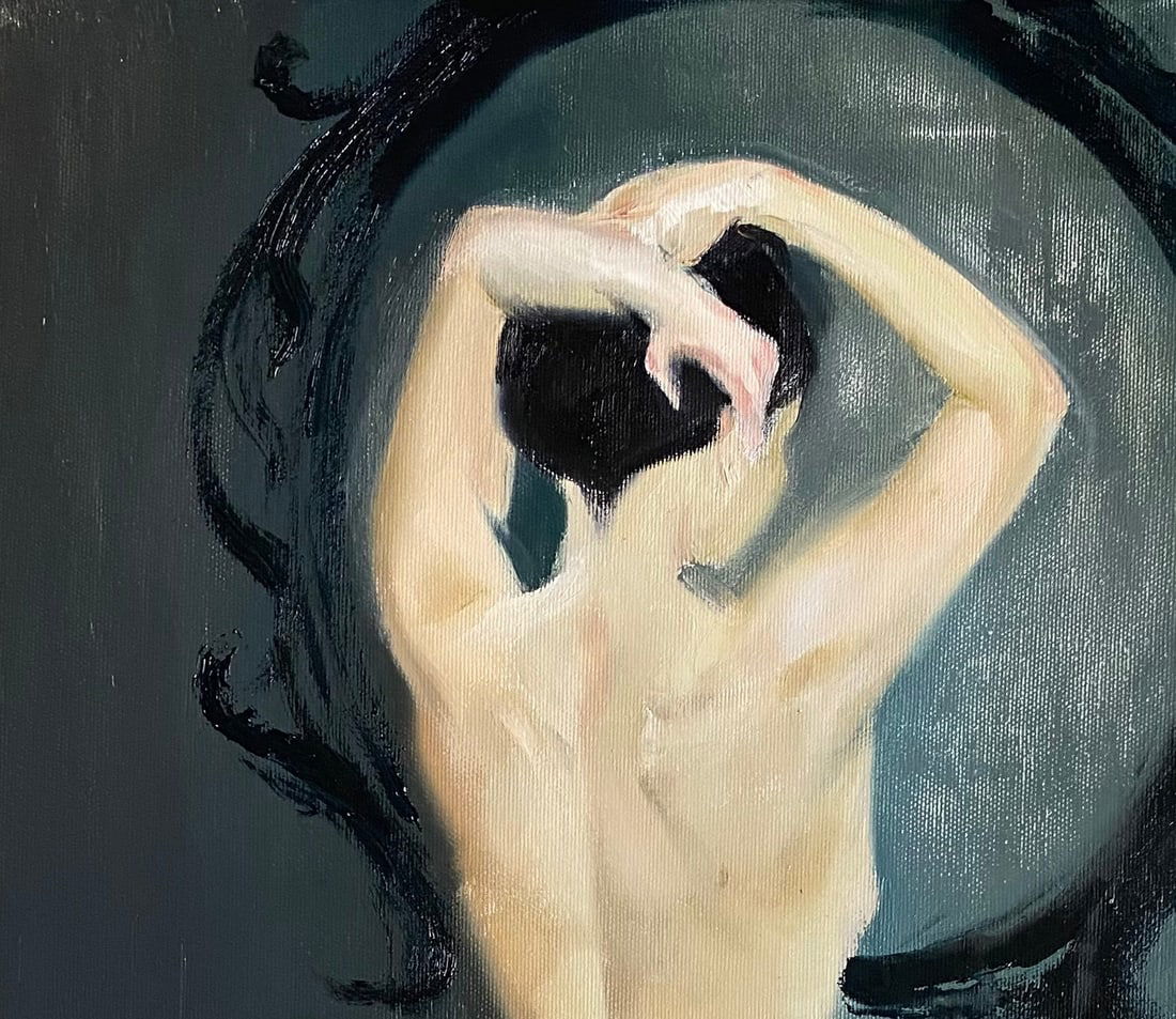 Oil painting Figure Woman Yulia D. - 6