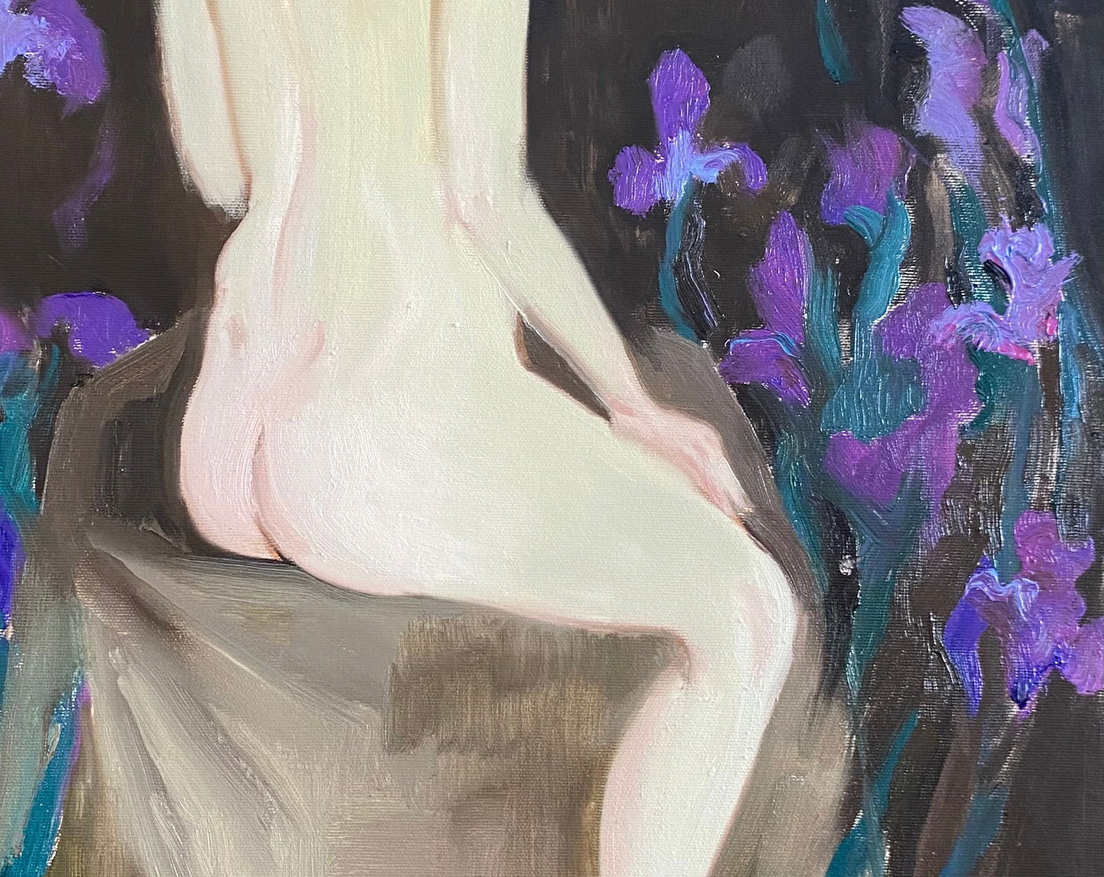 Oil painting Figure Woman Yulia D. - 8