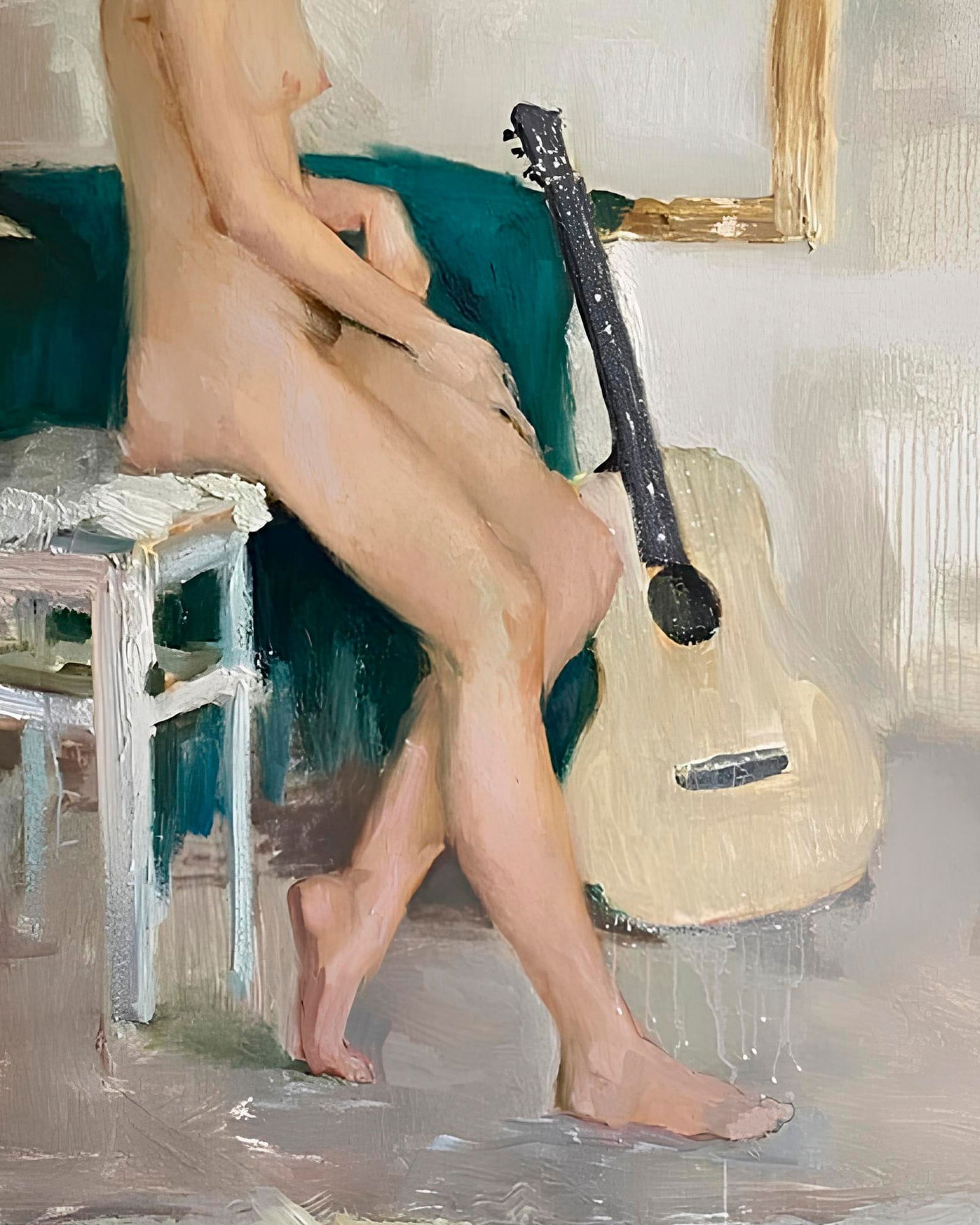 Oil painting Figure girl Yulia D. - 10