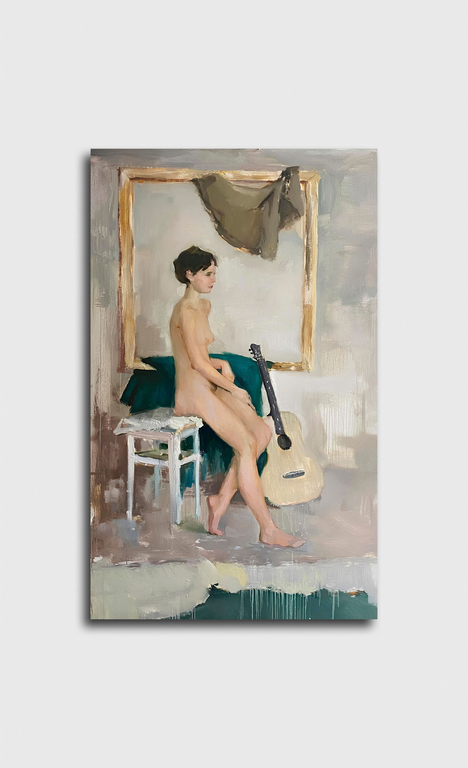 Oil painting Figure girl Yulia D. - 2