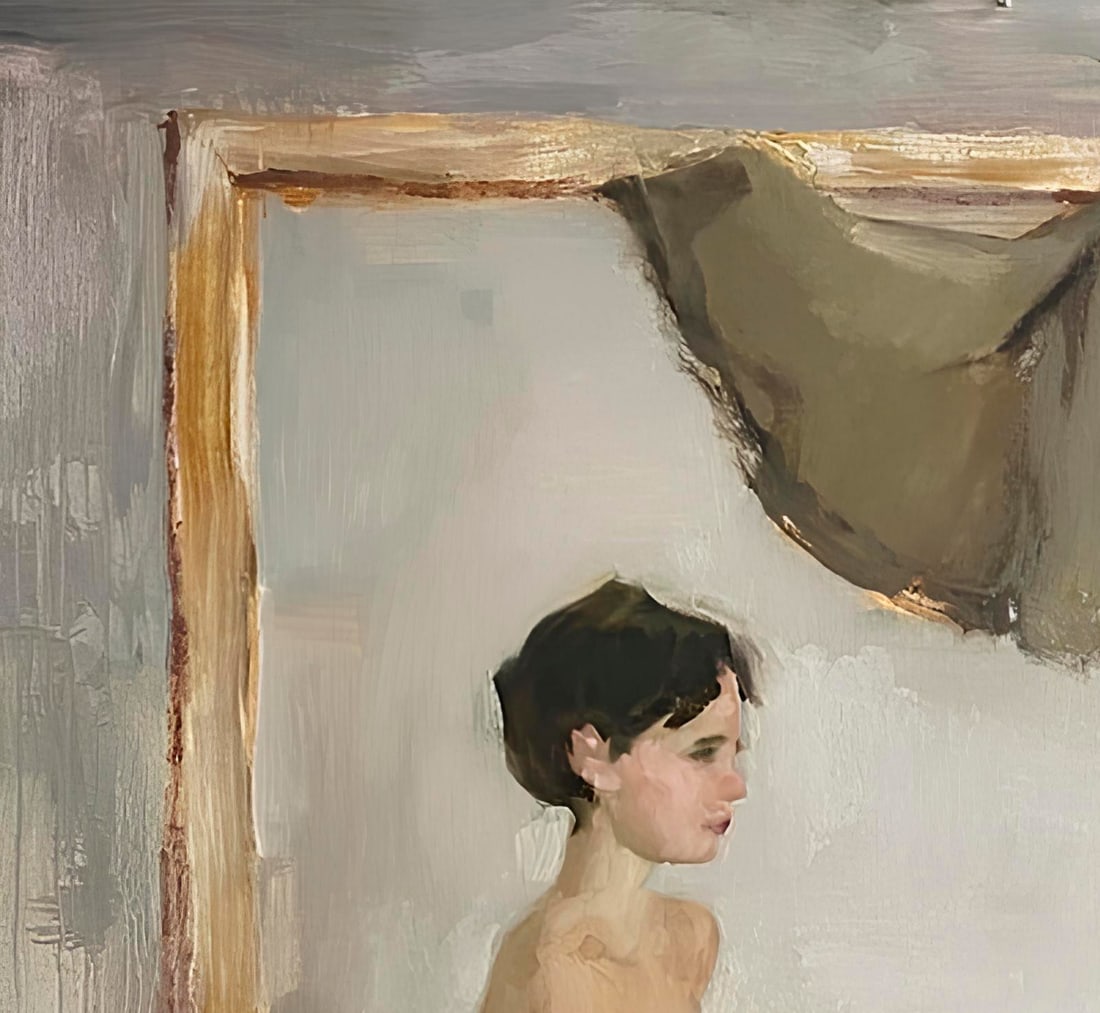 Oil painting Figure girl Yulia D. - 3