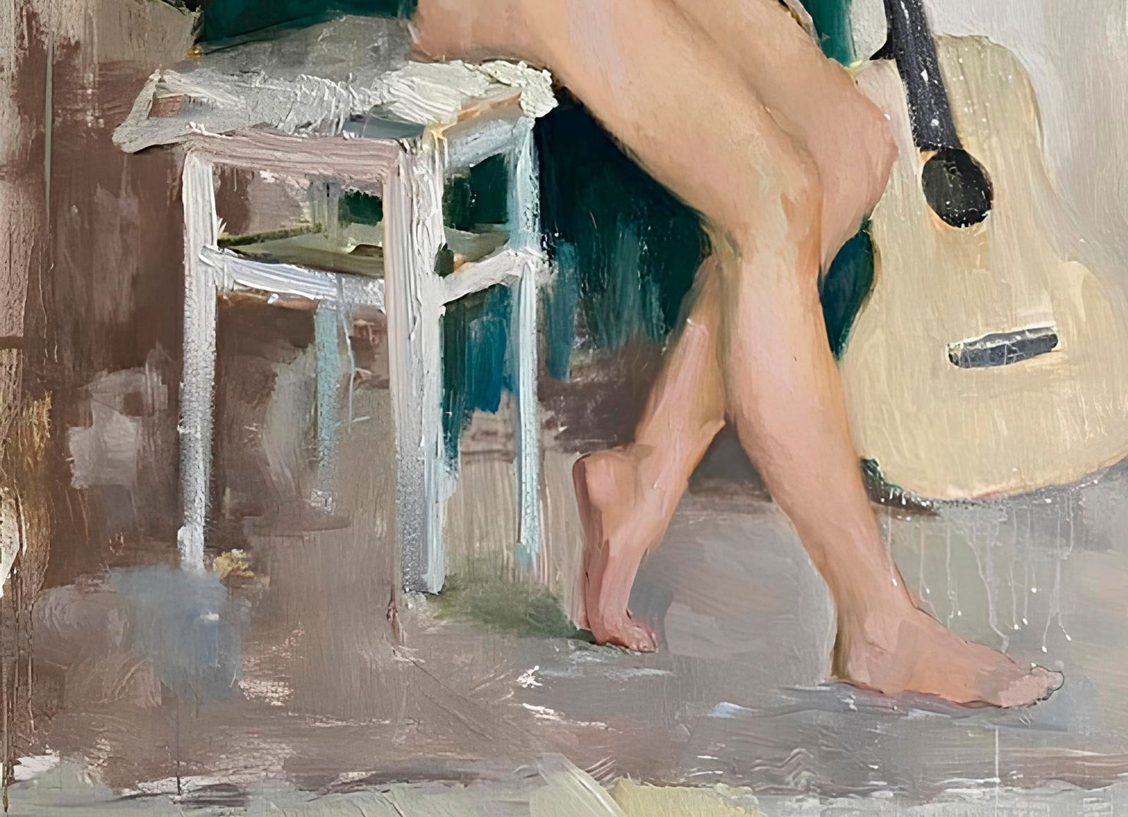 Oil painting Figure girl Yulia D. - 8