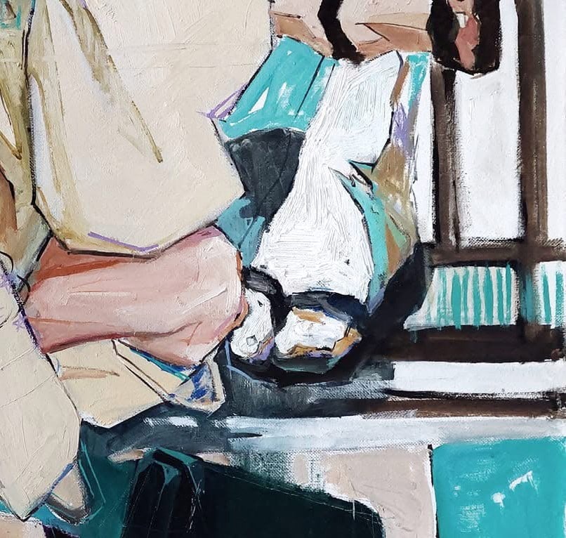 Oil painting Girl Katya F - 10