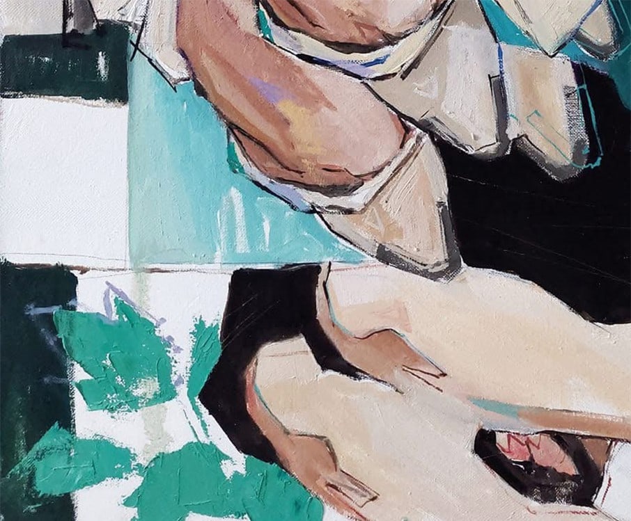 Oil painting Girl Katya F - 2