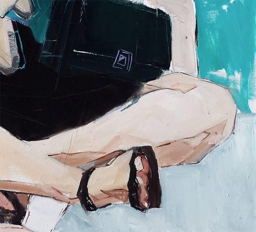 Oil painting Girl Katya F - 3