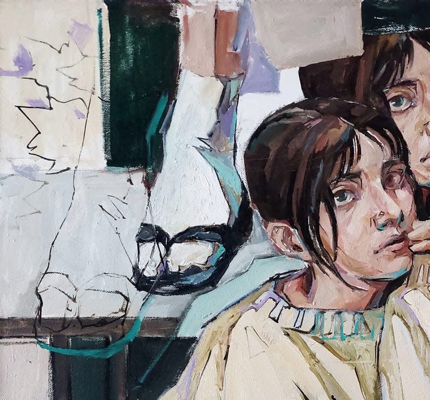 Oil painting Girl Katya F - 5