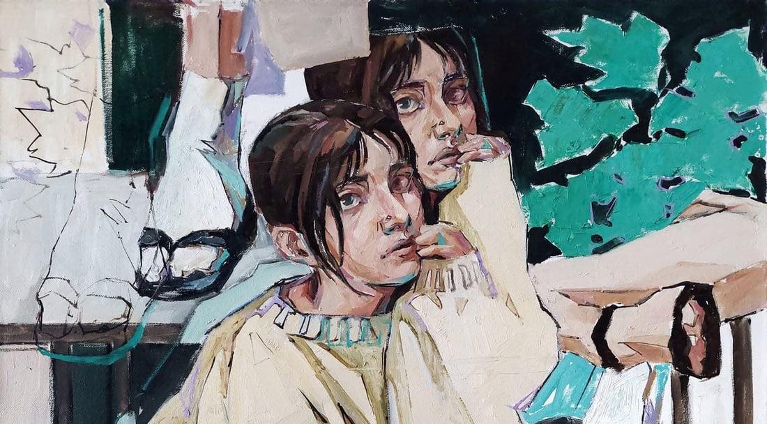 Oil painting Girl Katya F - 7