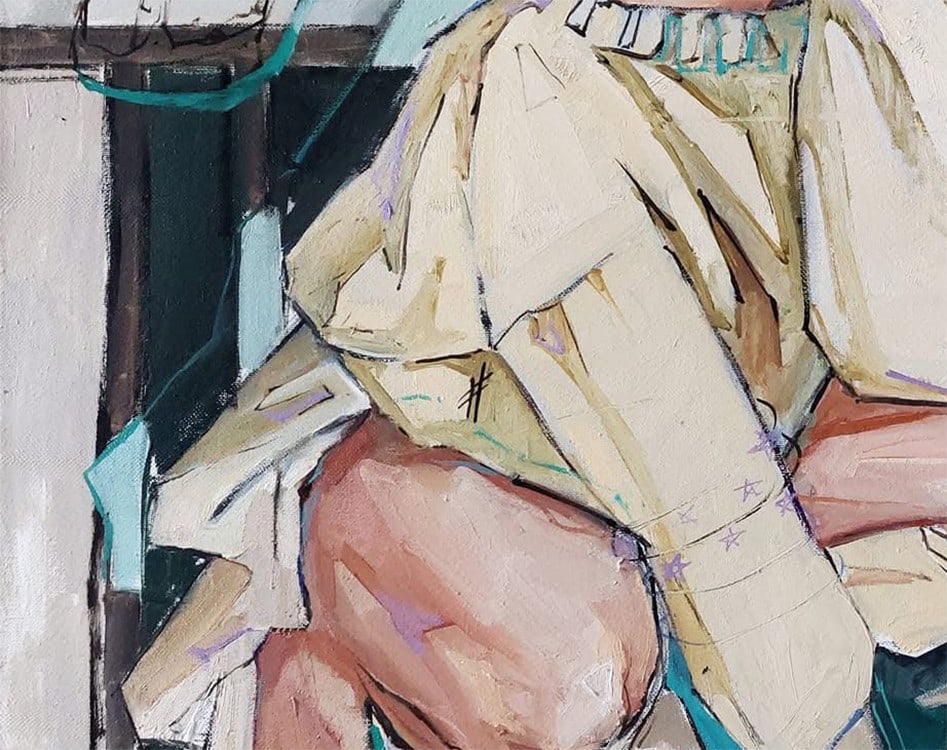 Oil painting Girl Katya F - 9