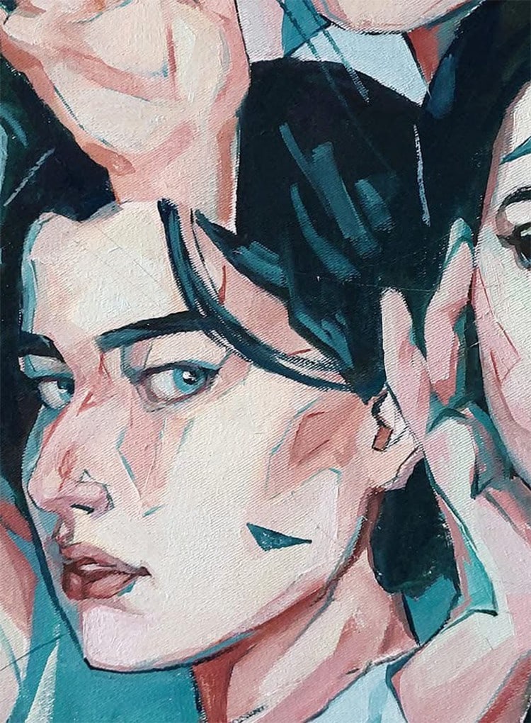 Oil painting filter Katya F - 7