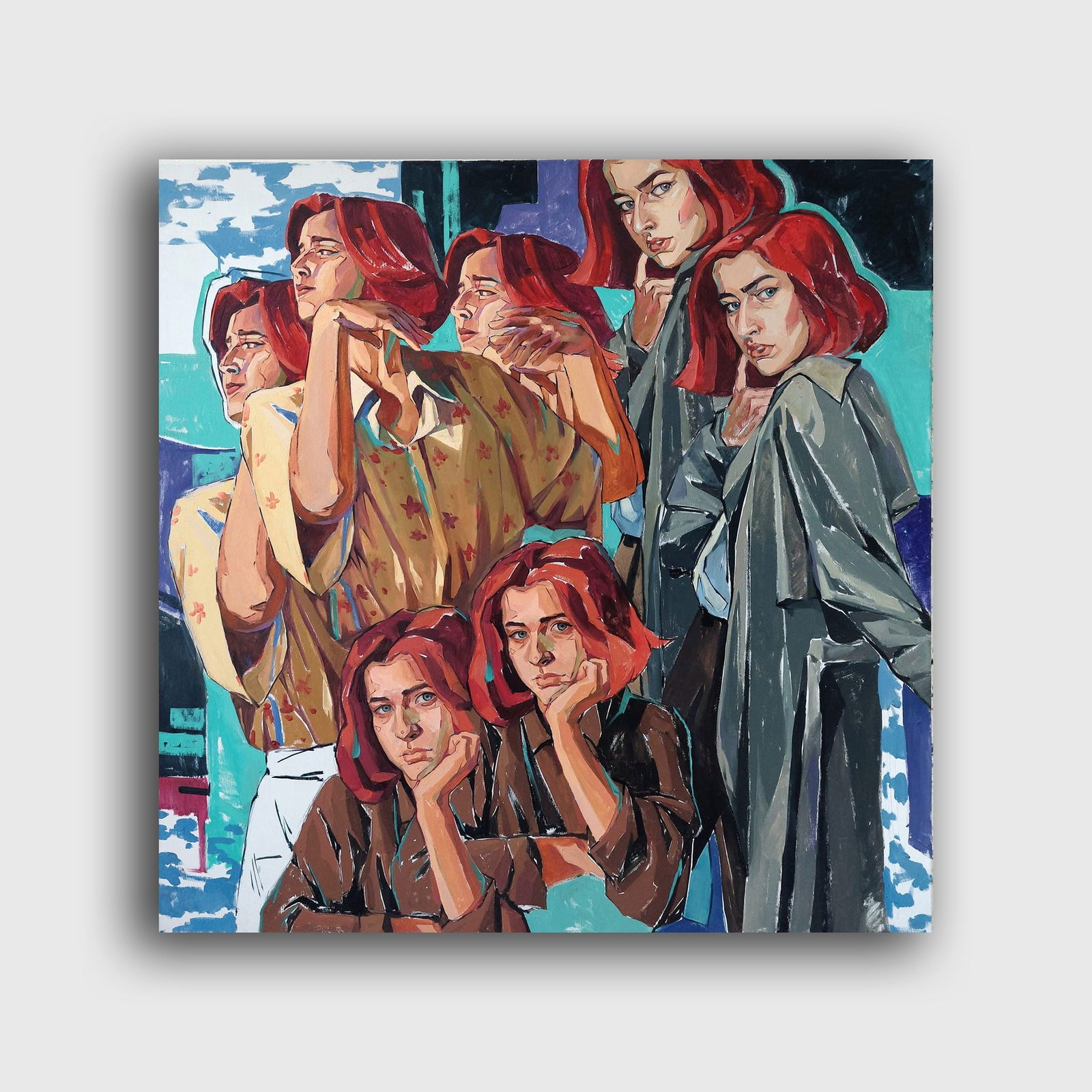 Oil painting Summer Katya F - 2