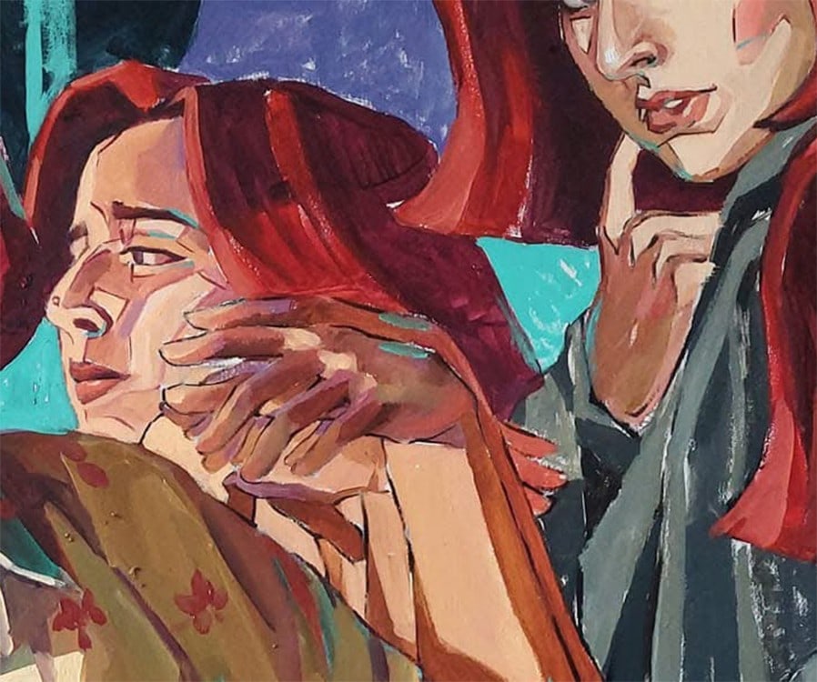 Oil painting Summer Katya F - 5