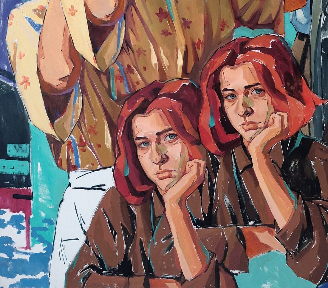 Oil painting Summer Katya F - 7