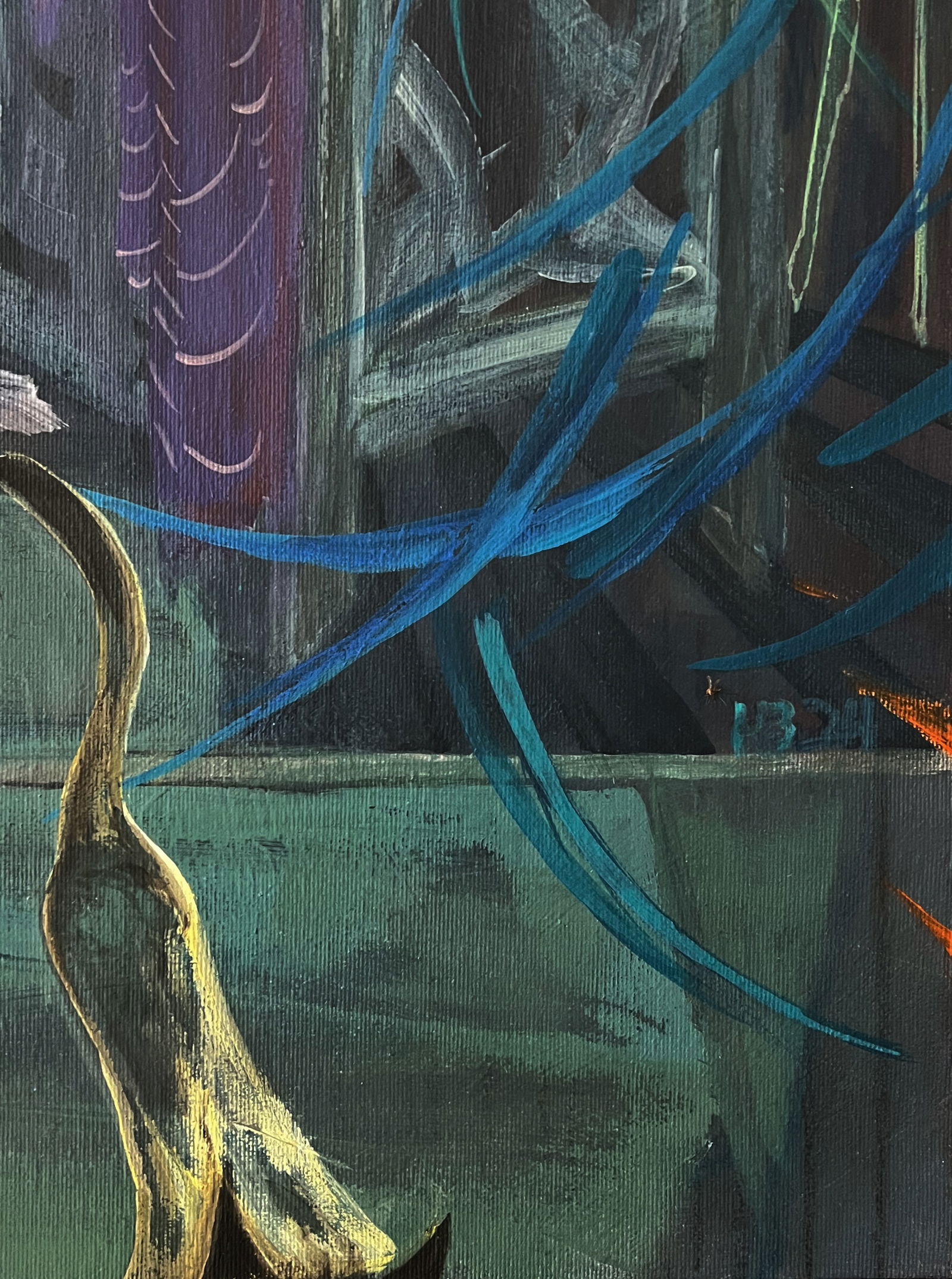 Acrylic painting my territory Natalia V. - 2