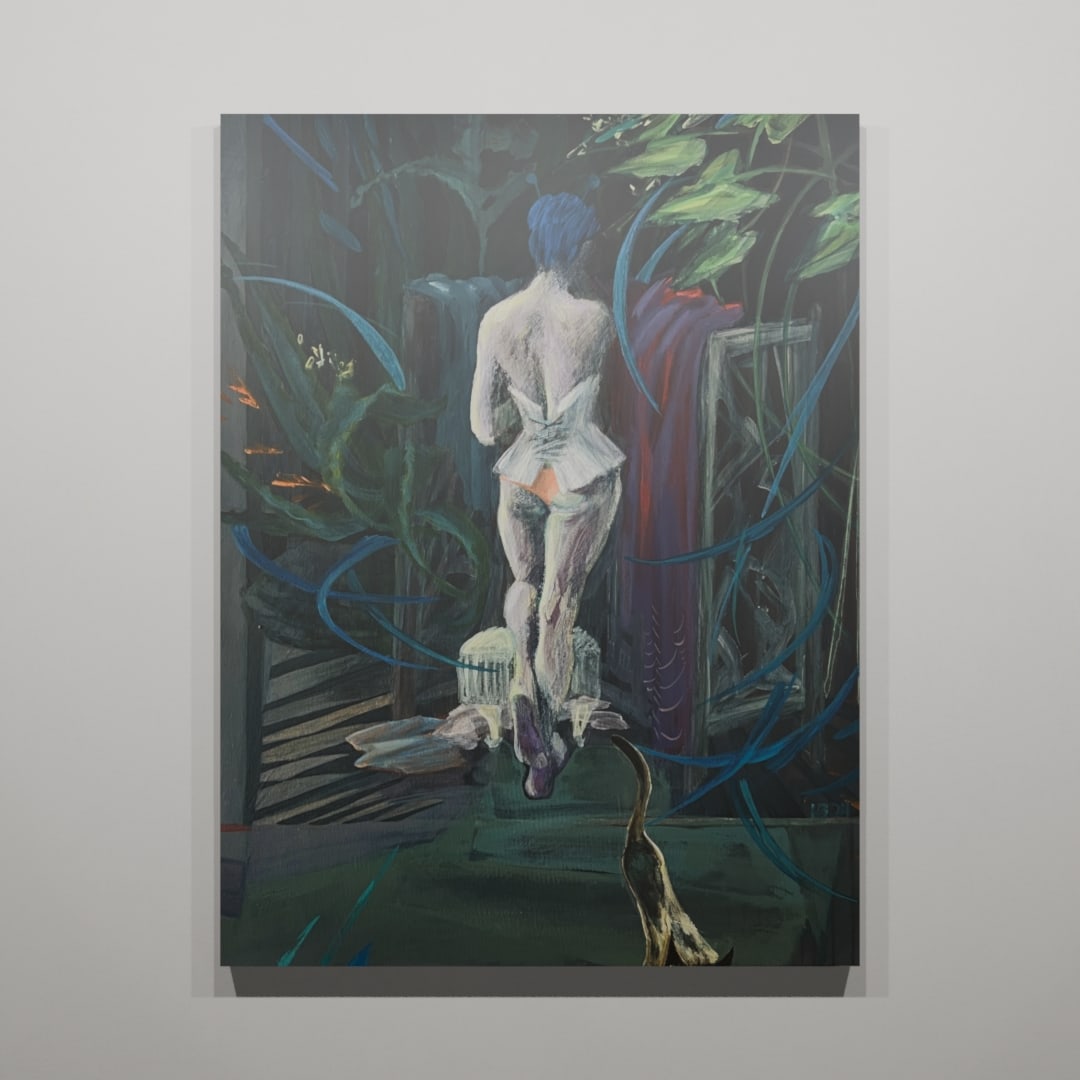 Acrylic painting my territory Natalia V. - 9