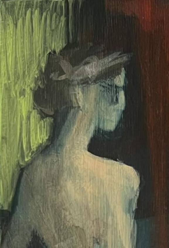 Acrylic painting ballet series Behind the scenes 1 Natalia V. - 2