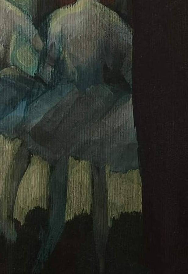 Acrylic painting ballet series Behind the scenes 2 Natalia V. - 7