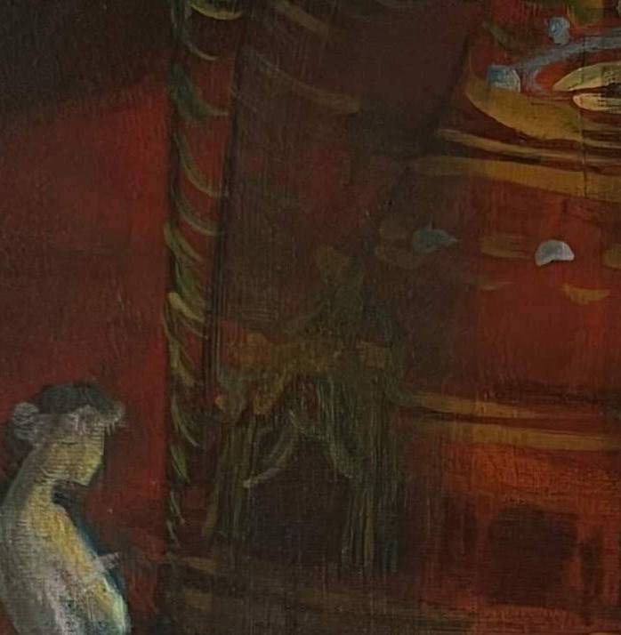 Acrylic painting ballet series Behind the scenes 3 Natalia V. - 3