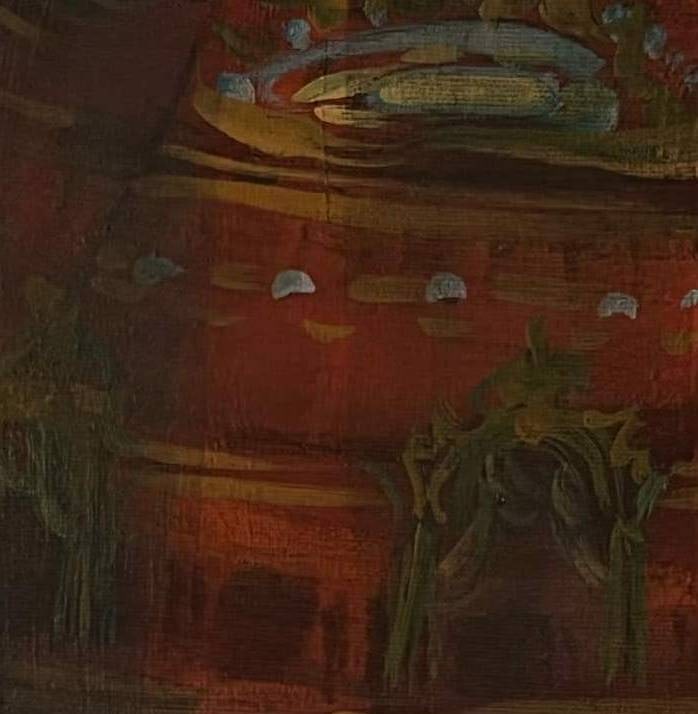 Acrylic painting ballet series Behind the scenes 3 Natalia V. - 4