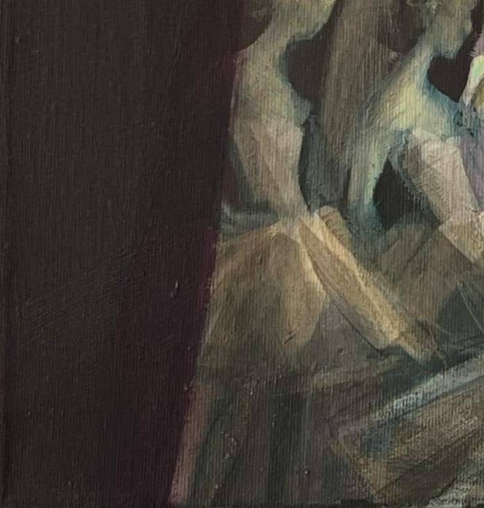 Acrylic painting ballet series Behind the scenes 4 Natalia V. - 5