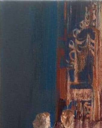 Acrylic painting ballet series Behind the scenes 5 Natalia V. - 3