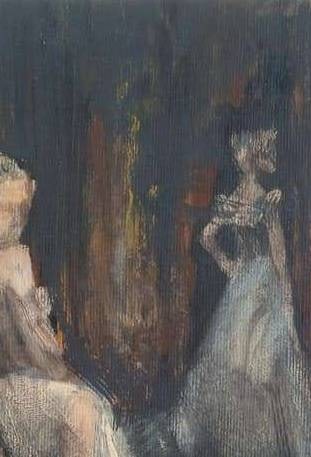 Acrylic painting ballet series Behind the scenes 5 Natalia V. - 4