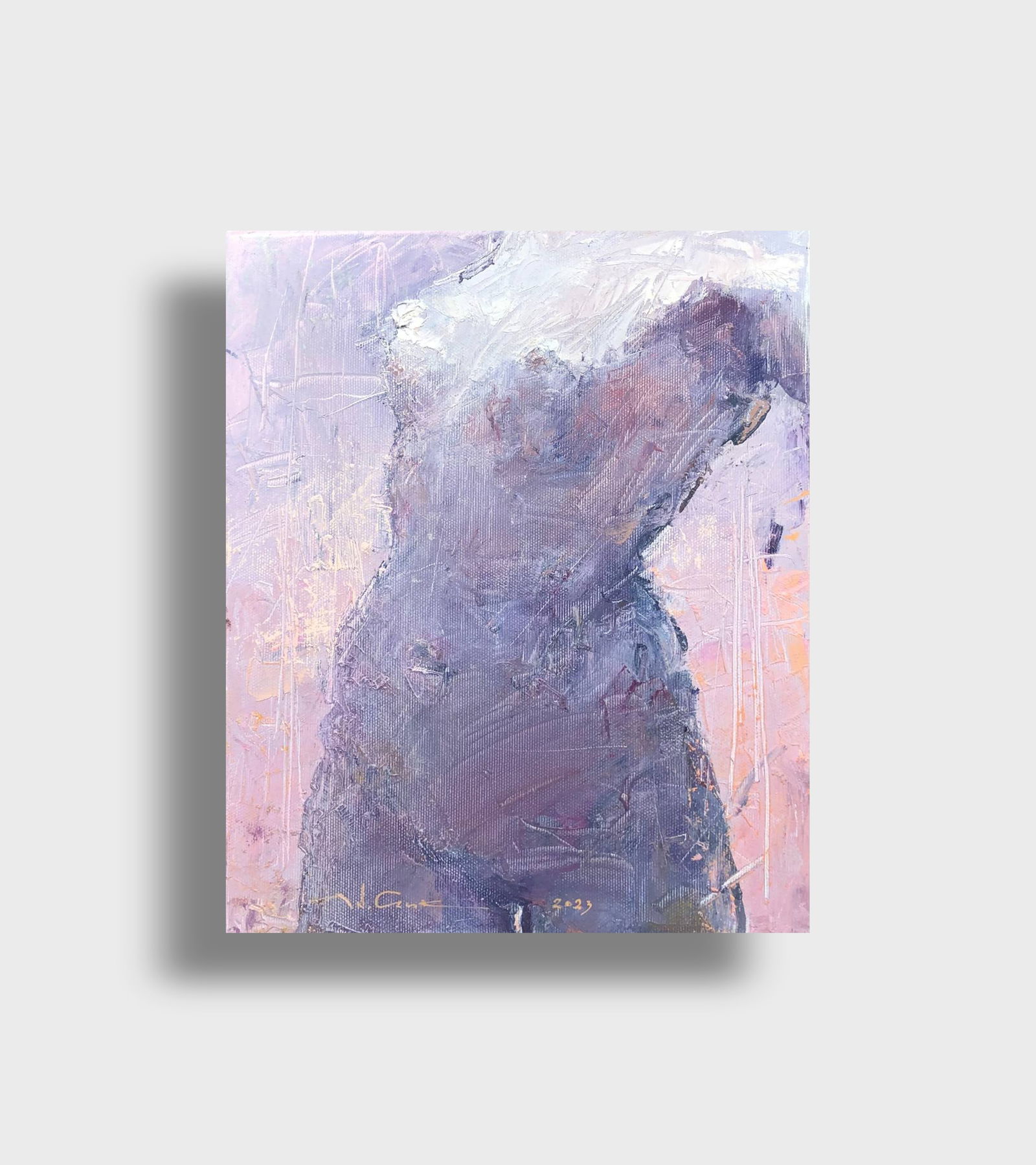 Oil painting Bust Andrii G. - 5