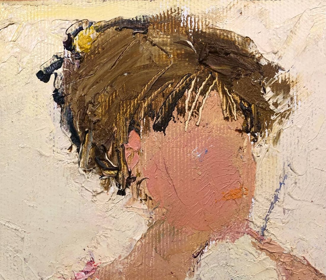 Oil painting Parisienne Andrii G. - 2