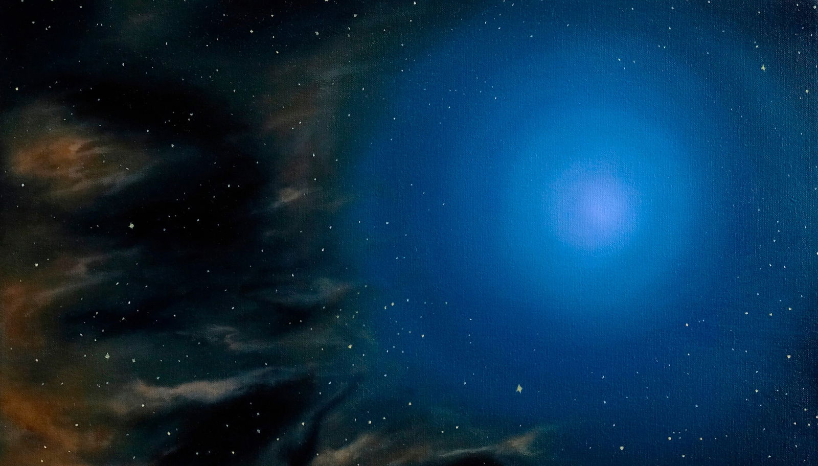 Oil painting Girls and stars Ukrainian painter - 8