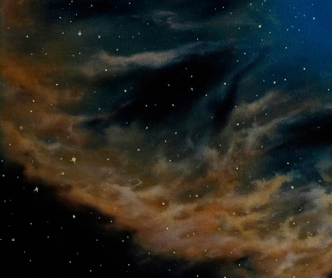 Oil painting Girls and stars Ukrainian painter - 9