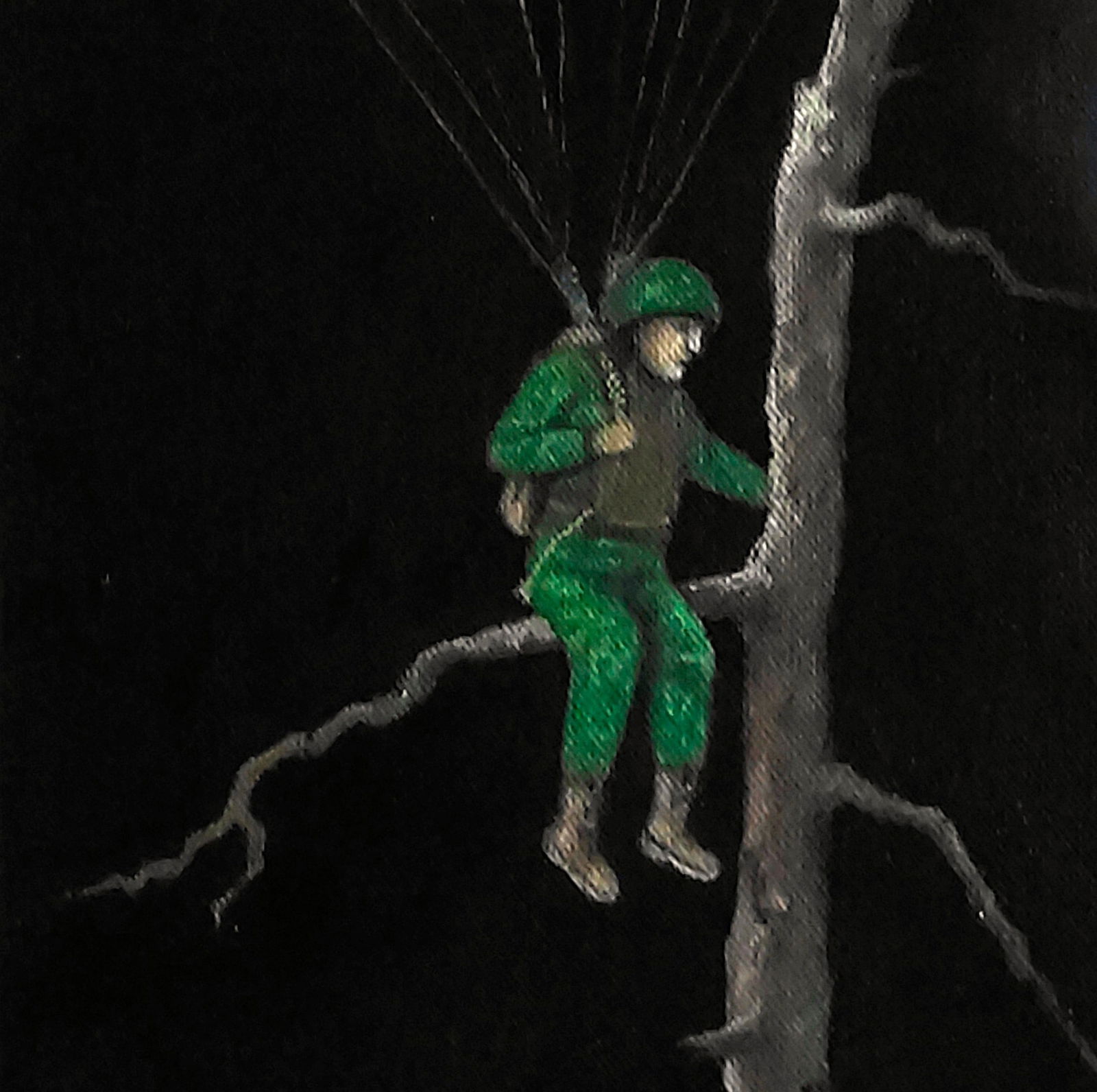 Oil painting Woman in white Ukrainian painter - 4