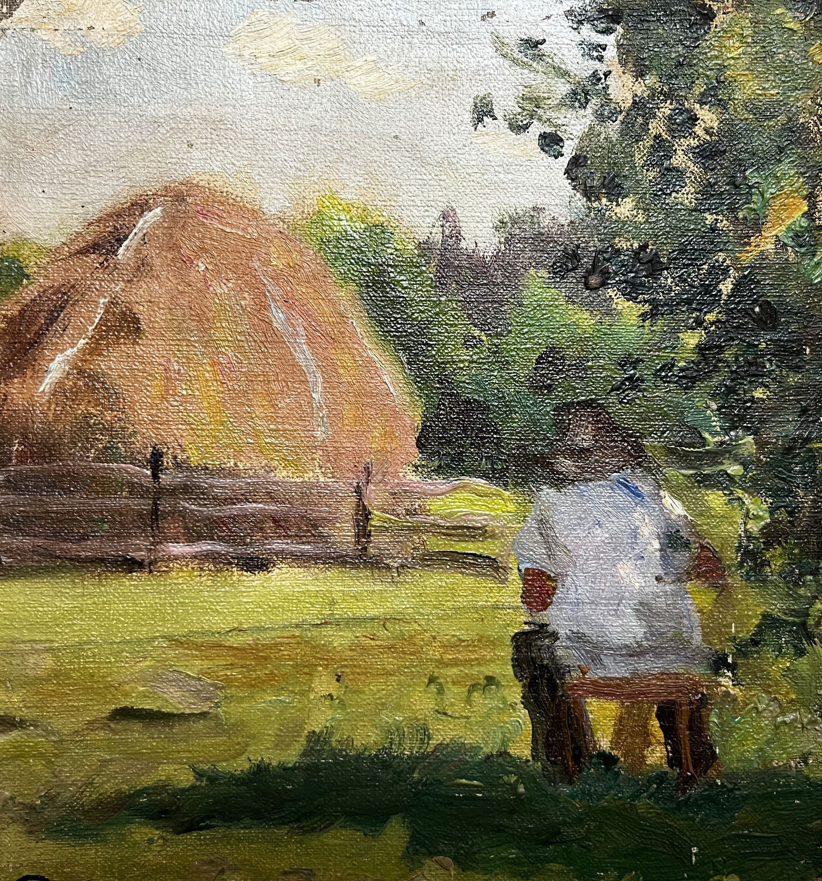 Oil painting Summer afternoon Krikhatsky - 2